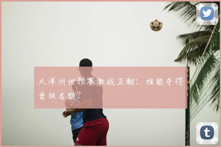 大洋洲世预赛激战正酣：谁能夺得晋级名额？